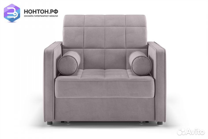 Кресло аккордеон Модо серо-бежевое