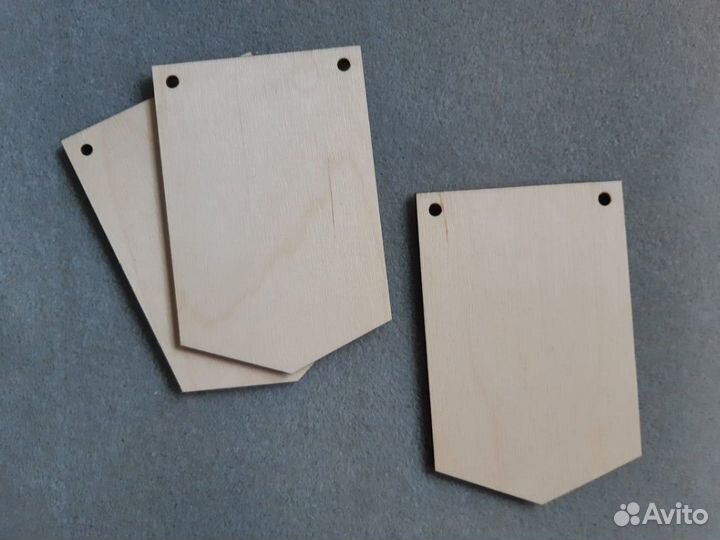 Деревянные флажки заготовка