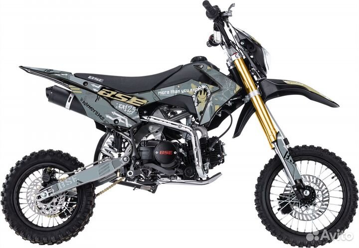 Питбайк BSE (бсе) EX125 17/14 Urban Grey (015)