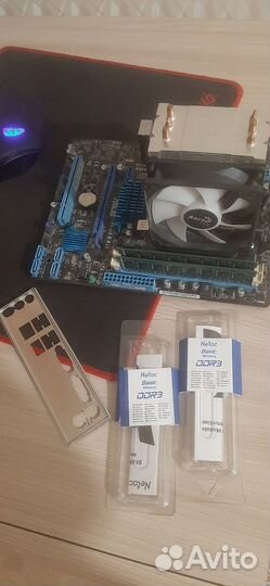 Комплект мать проц ram