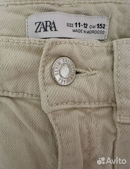 Детская одежда zara джинсы и свитшот 152 см