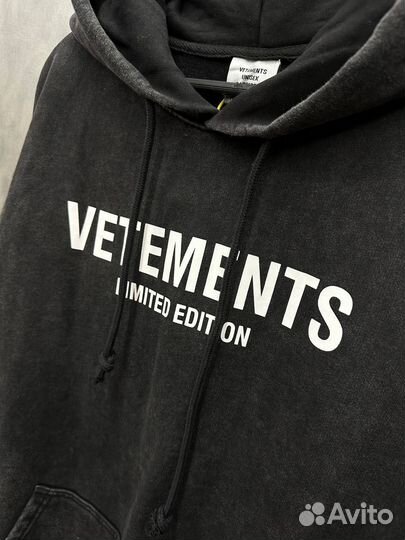 Vetements худи limited edition хит года