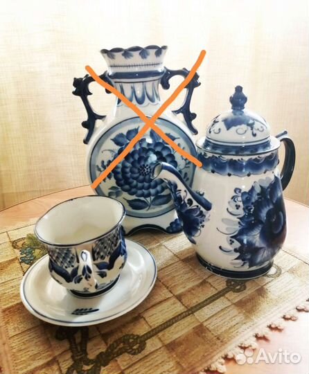 Посуда гжель