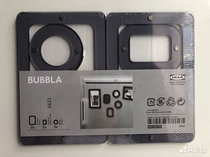 Пластиковые рамки из икеа Bubbla