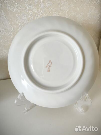 Чайная пара Голубая роза Дулево