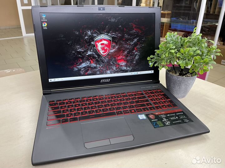 Игровой ноутбук MSI/Core i5/GTX1050/SteelSeries