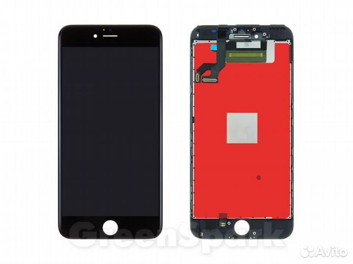 Дисплей для iPhone 6S Plus +тач черный с рамкой H
