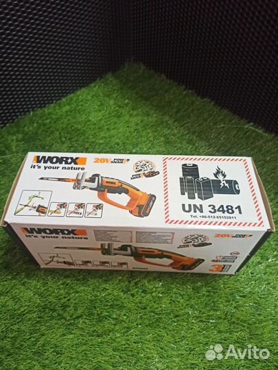 Пила сабельная аккумуляторная Worx WP892E, 20 В
