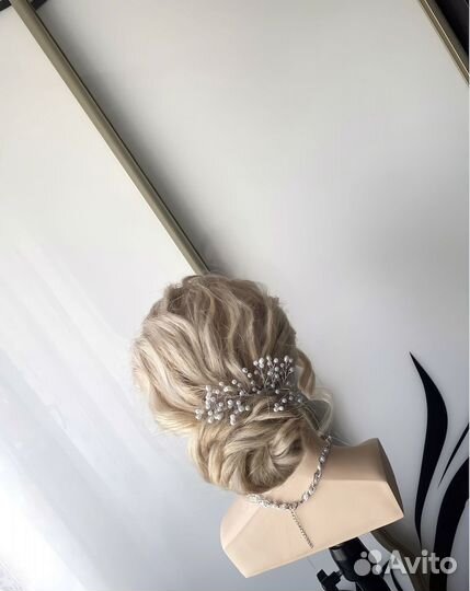 Учебная голова для причесок болванка манекен