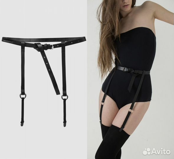 Кожаный пояс Asya Malbershtein