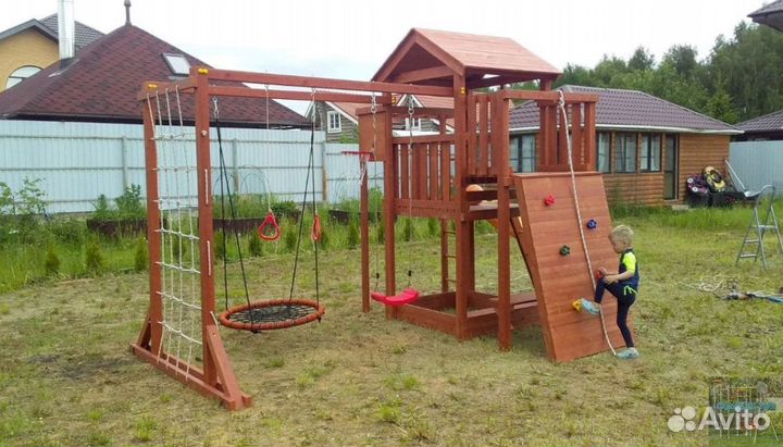 Площадка из клееного бруса