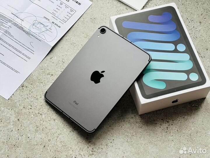 iPad Mini 6 2021 64Gb LTE + WiFi. Чек
