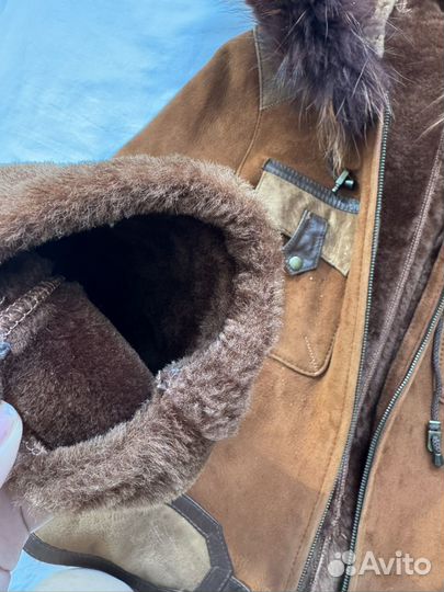 Дубленка зимняя женская