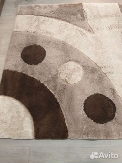 Турецкий шикарный ковер с длинным ворсом