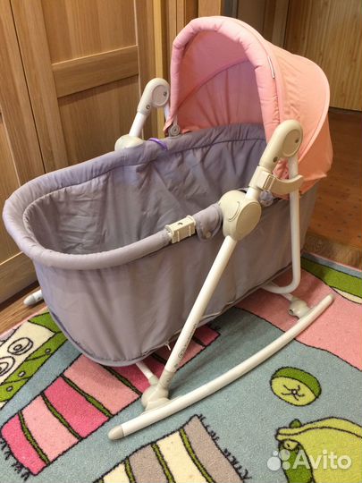 Детская кроватка-кресло-качалка Kinderfraft