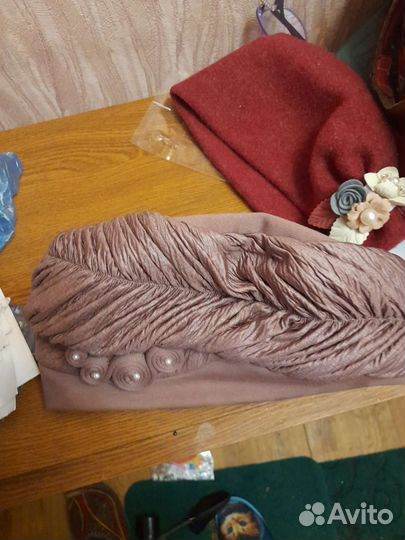 Шапка женская чалма берет новое 56 размер