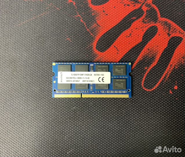 Ddr3l 8 gb sodimm kingston