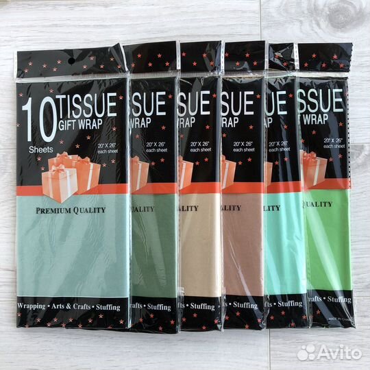 Бумага тишью 10листов