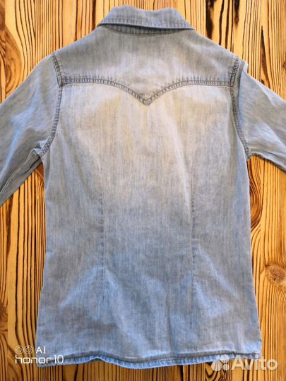 Рубашка джинсовая для сестрёнок