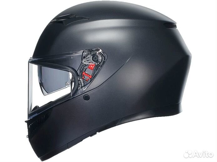 Шлем AGV K-3 Matt Black, черный матовый XL