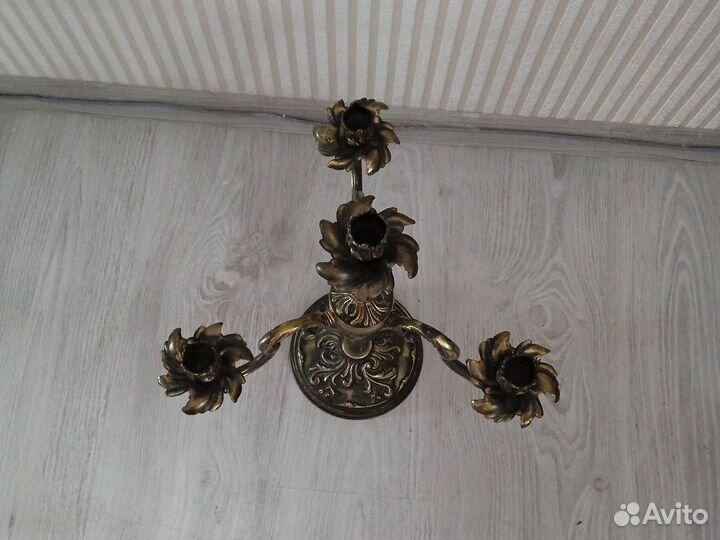 Подсвечник металлический СССР