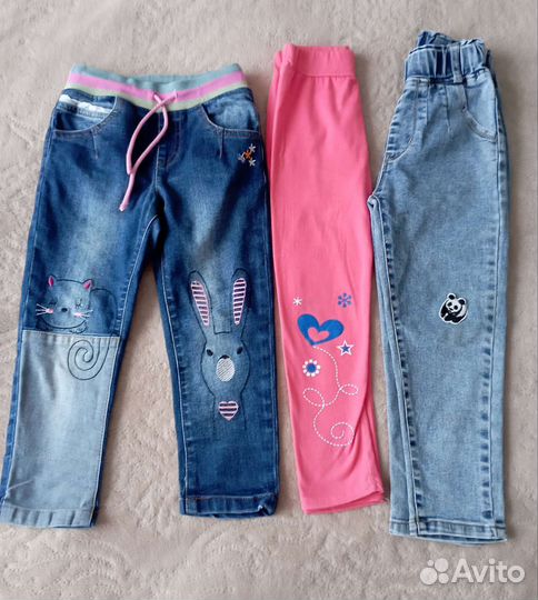 Пакет одежды для девочки на 3 - 4 года