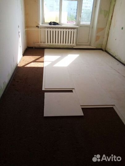 Ремонт квартир.Наливные полы. Шпаклевка.Штукатурка