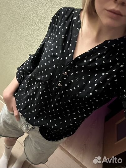 Рубашка женская с принтом