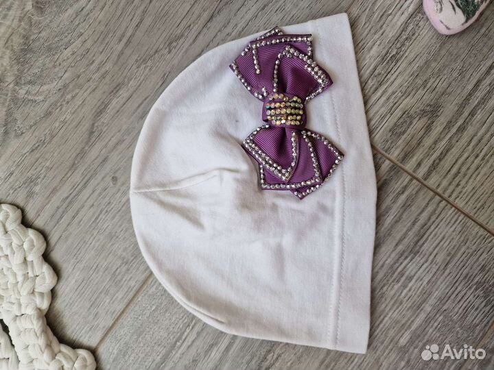 Летние шапочки для девочки от 2 г до 4 лет