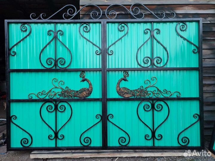 Кованные ворота и калитка