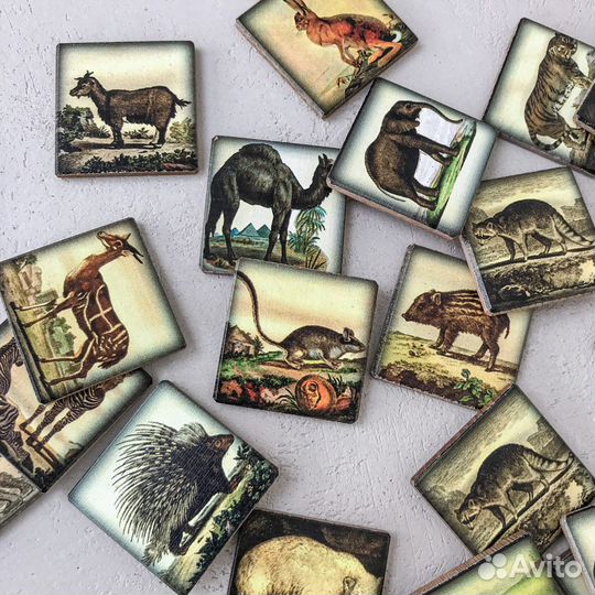 Деревянные игрушки домино, мемори