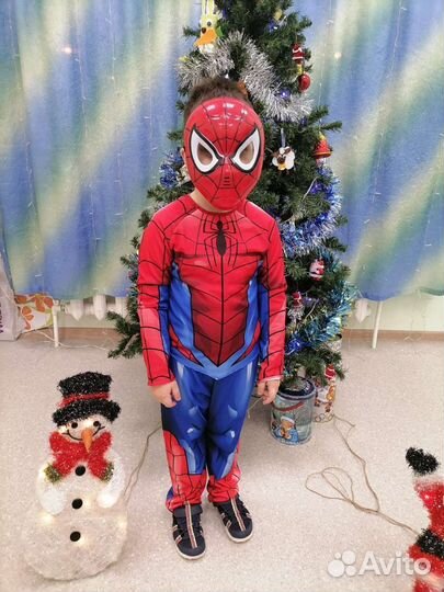 Карнавальный костюм человека паука 110 р