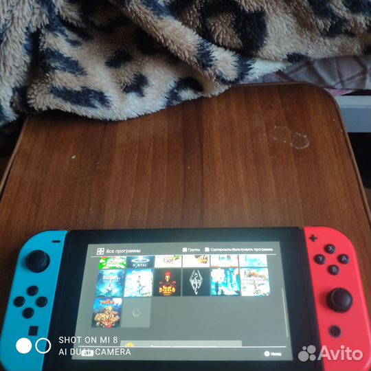 Nintendo switch rev 1 прошитая 256 gb