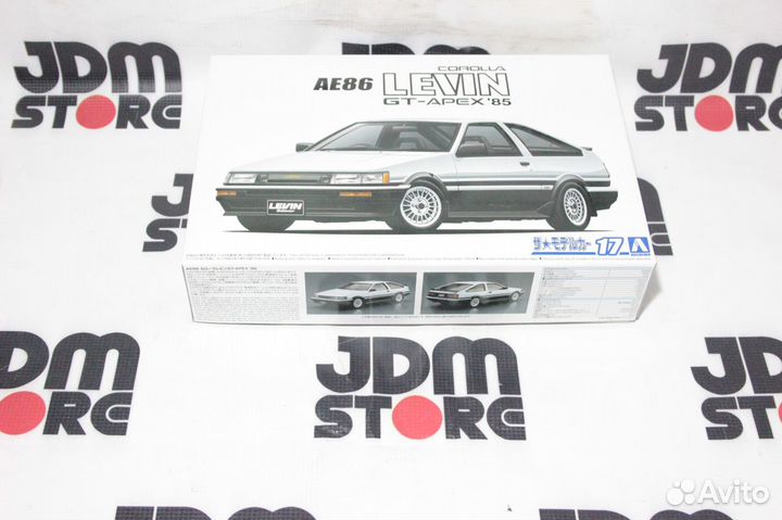 Сборная модель Toyota Corolla Levin GT-Apex AE86