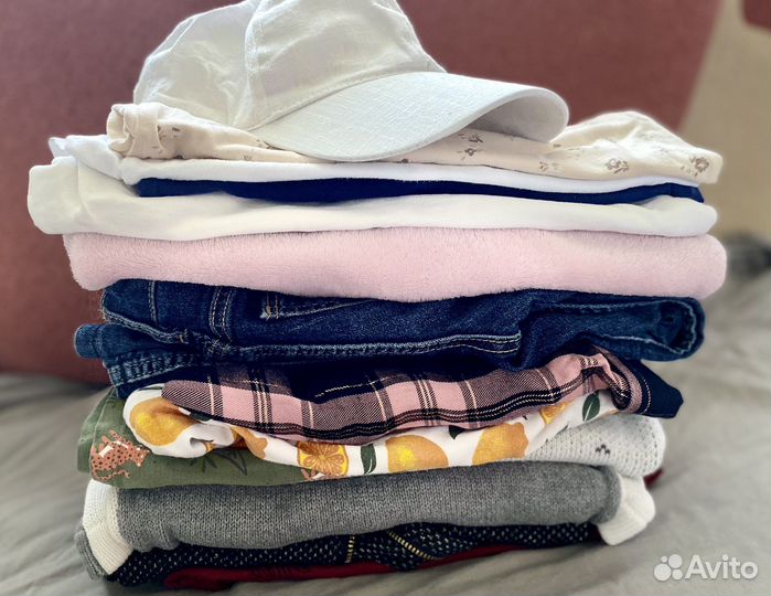 Вещи пакетом на девочку 104 110