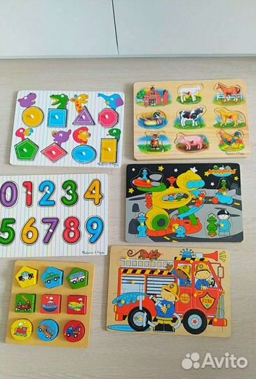 Деревянные развивающие игрушки