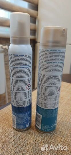 Лак и мусс для волос Wella deluxe