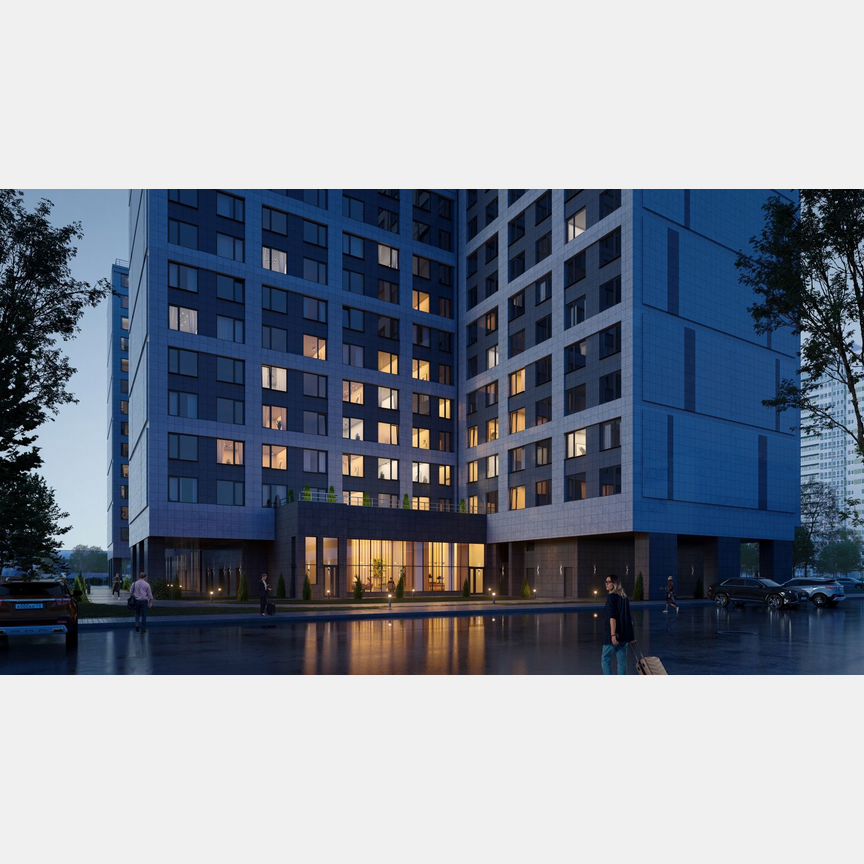 Апартаменты-студия, 60,8 м², 11/14 эт.