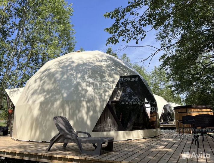 Глэмпинг сфера, геокупол
