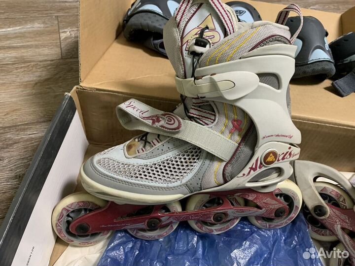 Ролики женские 37 размер с защитой