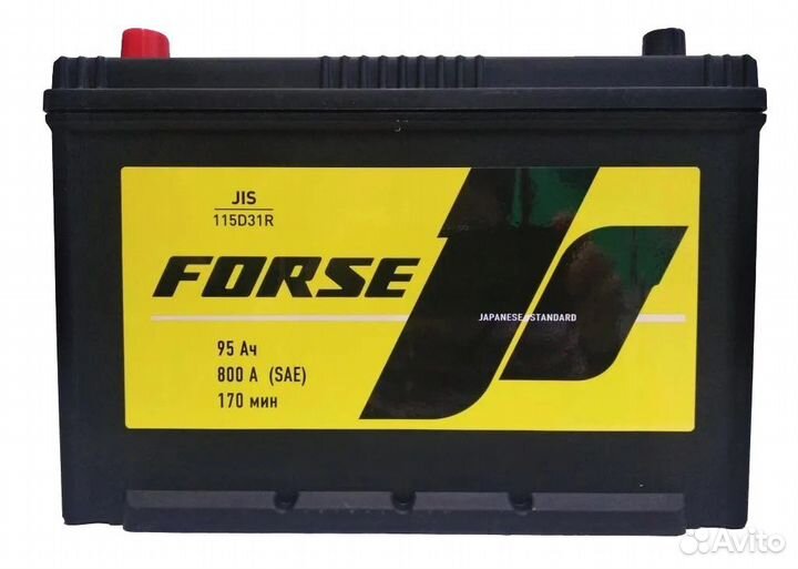 Аккумулятор forse 60а/ч Россия (низкий)