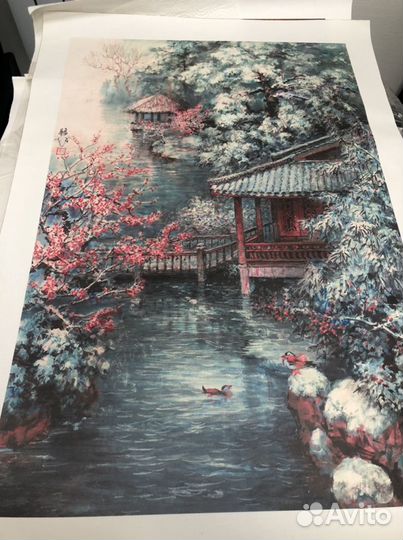 Картины печать на холсте без подрамника