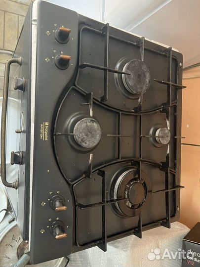 Газовая варочная панель 4 конфорки ariston