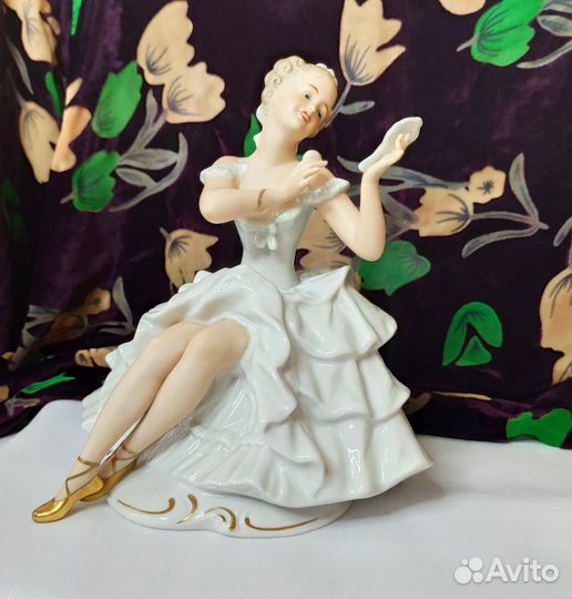 Статуэтка Балерина с зеркалом, Германия 40-50- е г