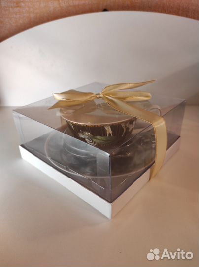 Чайная пара костяной фарфор