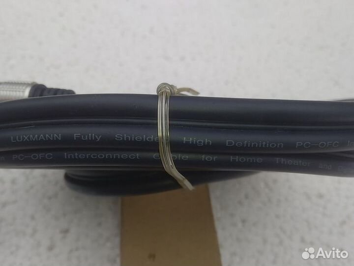 Межблочный кабель Luxmann 2RCA-2RCA, 5 метров