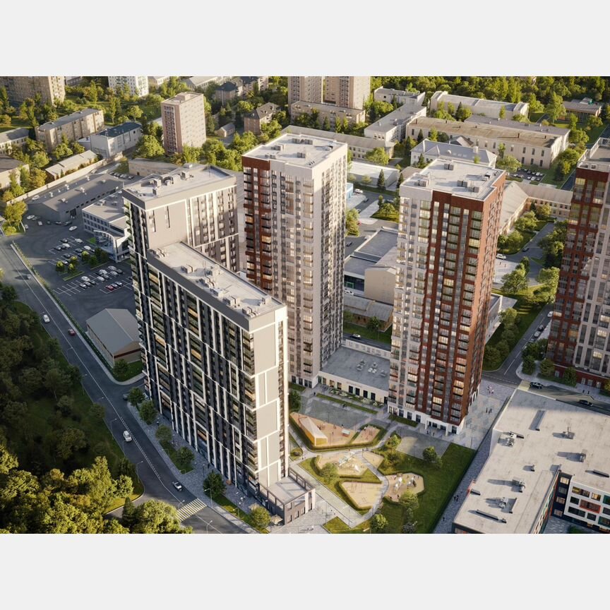 2-к. квартира, 62,2 м², 21/25 эт.