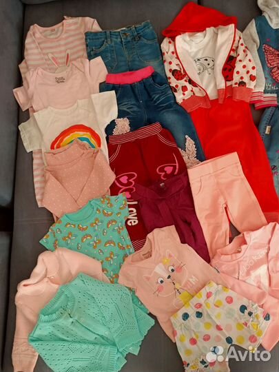 Вещи на девочку (68-92) пакетом и по отдельности