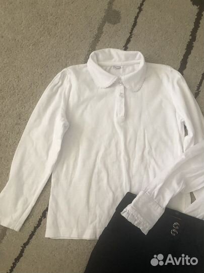 Школьная блузка и брюки р. 134