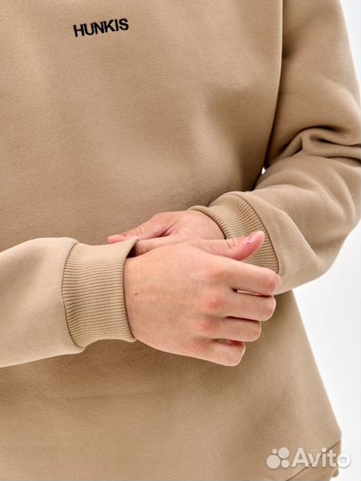 Спортивный оверсайз костюм тёплый